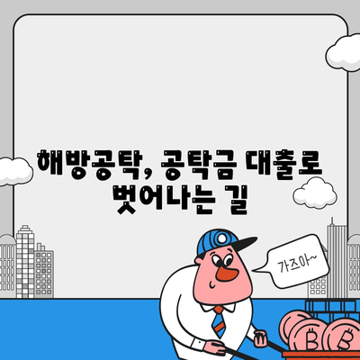 공탁금대출로 강제집행정지, 해방공탁, 가압류 해결