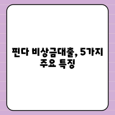 핀다 비상금대출