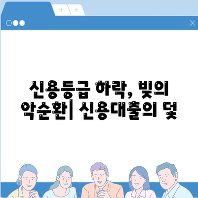 신용대출의 숨겨진 함정,알면 생존, 모르면 몰락