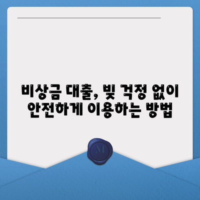 비상금 대출