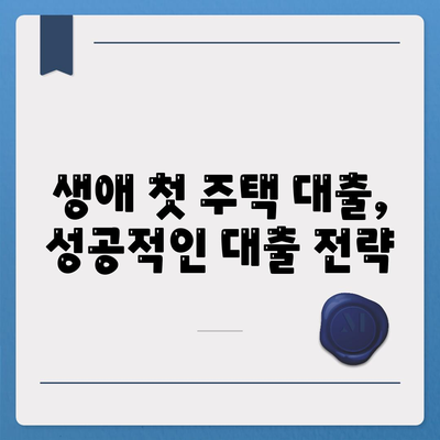 생애 첫 주택자금대출,한도, 금리 등