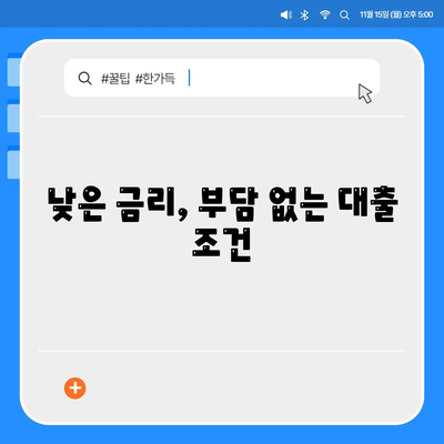 생애최초 주택자금대출,내 집 마련의 디딤돌로