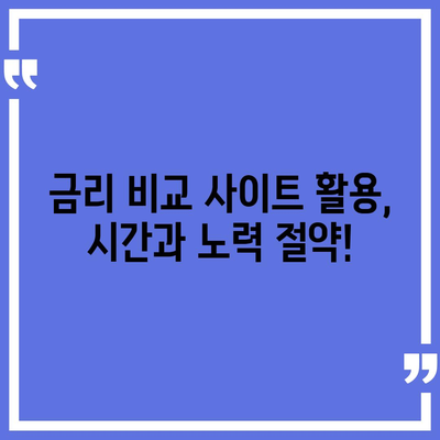 부동산 담보대출금리 비교,필요한 한도를 저렴한 금리로