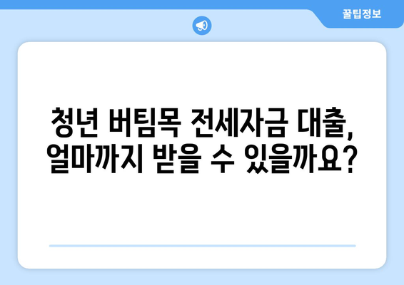 청년 버팀목 전세 자금 대출,조건과 금리 비교