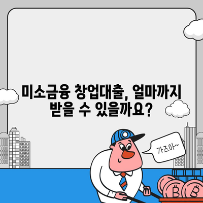 미소금융 창업대출 완벽 가이드| 한도, 조건, 후기 & 수수료 | 소상공인 정책자금, 창업 지원, 대출 정보