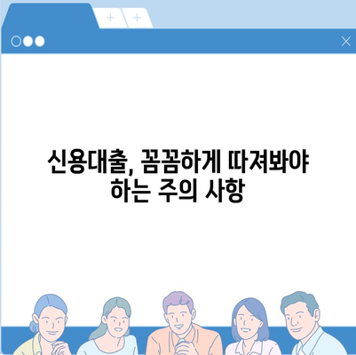 직장인 신용대출 신청 전 꼭 알아야 할 7가지 필수 정보 | 금리 비교, 한도, 서류, 주의 사항