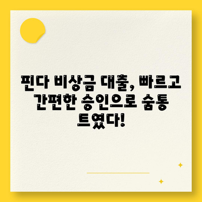 핀다 비상금 대출 후기| 다른 곳에서 거절당했지만 핀다는 통과! | 비상금, 대출, 후기, 핀다, 승인