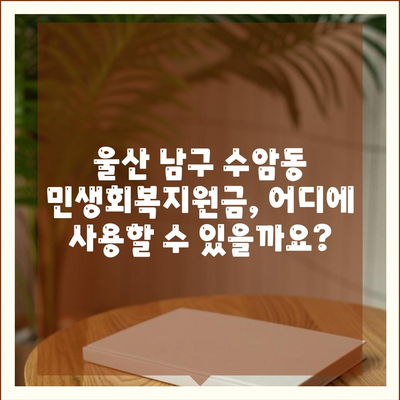 울산시 남구 수암동 민생회복지원금 | 신청 | 신청방법 | 대상 | 지급일 | 사용처 | 전국민 | 이재명 | 2024