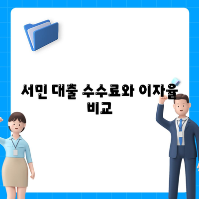 서민금융진흥원 대출 종류 및 조건, 수수료 완벽 가이드 | 대출 정보, 서민 금융, 조건 확인