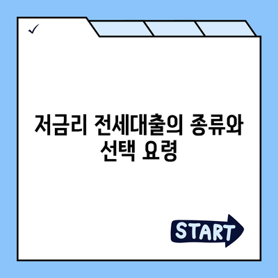 저금리 전세대출로 이자 줄이는 5가지 효과적인 방법 | 전세대출, 금융 팁, 이자 절약