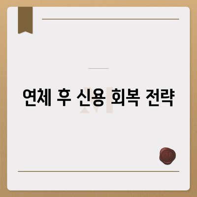 대출 연체의 장기적인 영향과 대처 메커니즘| 피해 최소화를 위한 실용 팁 | 대출 연체, 재정 관리, 신용 회복