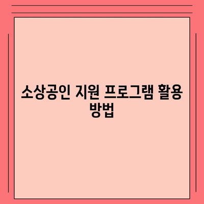 소상공인 정책자금과 미소금융 창업 대출 필수 정보 안내 | 소상공인, 창업 지원, 대출 가이드