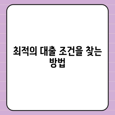 대출 대비 이자율 최적화 방법 | 대출, 이자율, 금융 팁