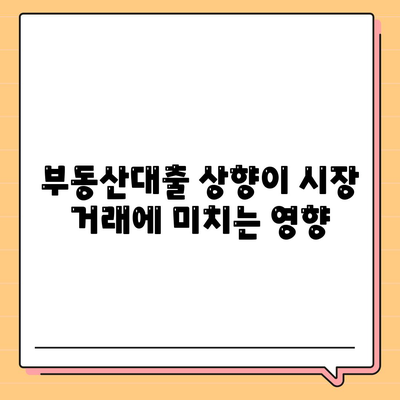 부동산대출이 시장에 미치는 영향과 전망 분석하기 | 부동산, 대출, 시장 동향, 투자 전략