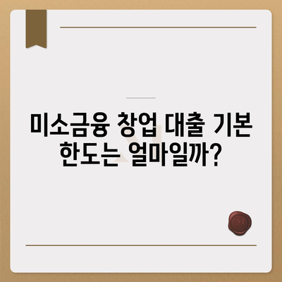 미소금융 창업 대출 한도 및 조건, 진짜 후기는? | 창업 자금, 대출 신청, 성공 사례"