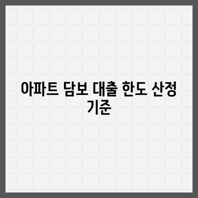 후순위 아파트 담보 대출 한도와 금리 정보 비교 가이드 | 아파트 대출, 금융 상품, 투자 팁