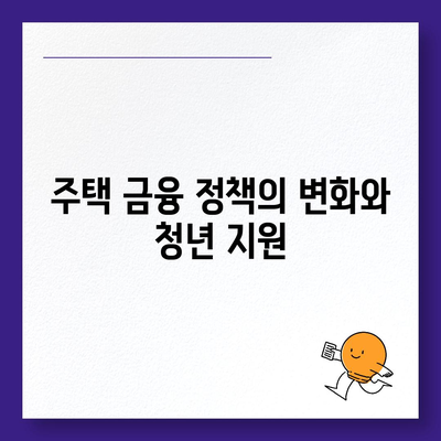 전월세 보증금 대출, 청년을 위한 필수 요건 가이드 | 주택 금융, 대출 종류, 청년 정책"