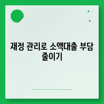 소액대출, 모든 것이 담긴 안내서| 필수 팁과 과정!" | 소액대출, 대출 방법, 재정 관리