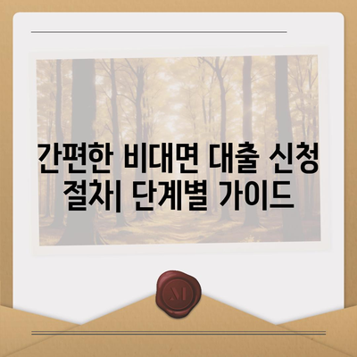 비대면 대출 신청 방법과 유의사항 | 비대면 대출, 금융 서비스, 대출 팁