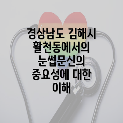 경상남도 김해시 활천동에서의 눈썹문신의 중요성에 대한 이해