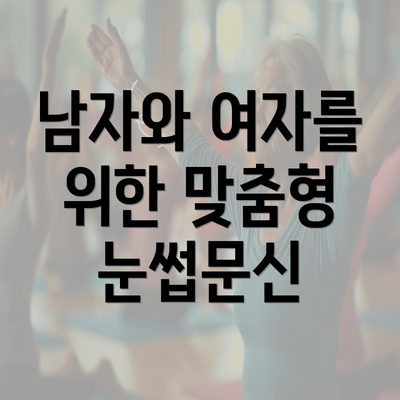 남자와 여자를 위한 맞춤형 눈썹문신