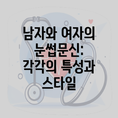 남자와 여자의 눈썹문신: 각각의 특성과 스타일