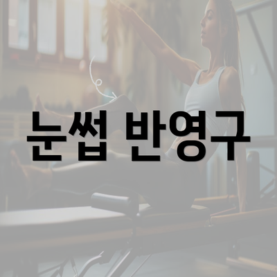 눈썹 반영구