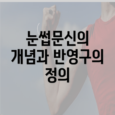 눈썹문신의 개념과 반영구의 정의