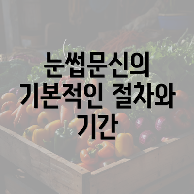 눈썹문신의 기본적인 절차와 기간