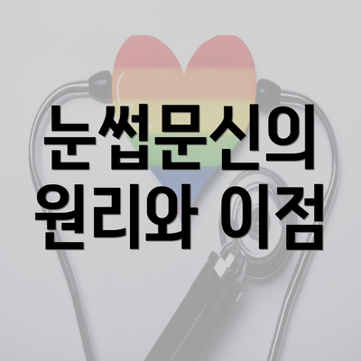 눈썹문신의 원리와 이점