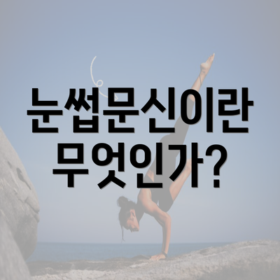 눈썹문신이란 무엇인가?