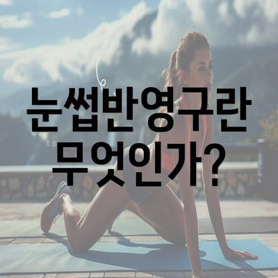 눈썹반영구란 무엇인가?