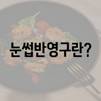 눈썹반영구란?