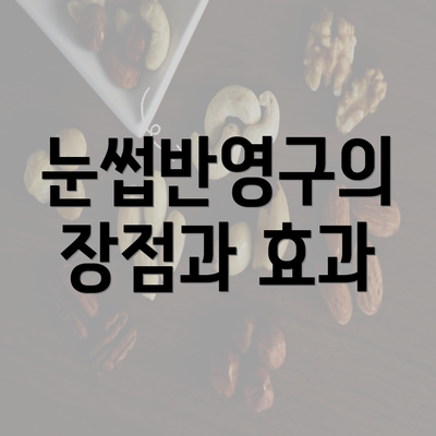 눈썹반영구의 장점과 효과