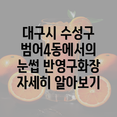 대구시 수성구 범어4동에서의 눈썹 반영구화장 자세히 알아보기