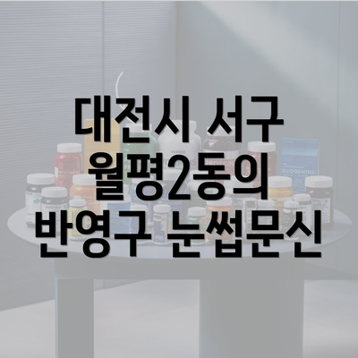 대전시 서구 월평2동의 반영구 눈썹문신