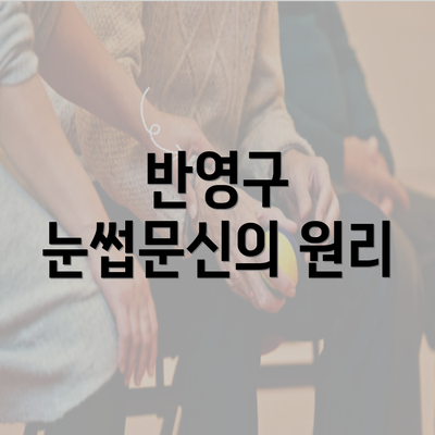 반영구 눈썹문신의 원리