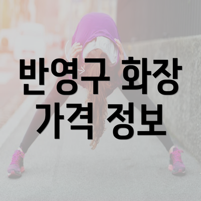 반영구 화장 가격 정보