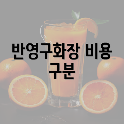 반영구화장 비용 구분