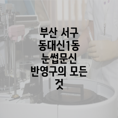 부산 서구 동대신1동 눈썹문신 반영구의 모든 것