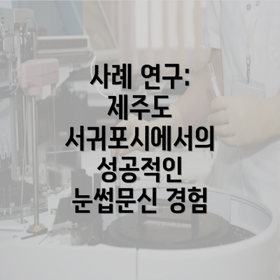 사례 연구: 제주도 서귀포시에서의 성공적인 눈썹문신 경험