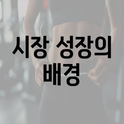 시장 성장의 배경