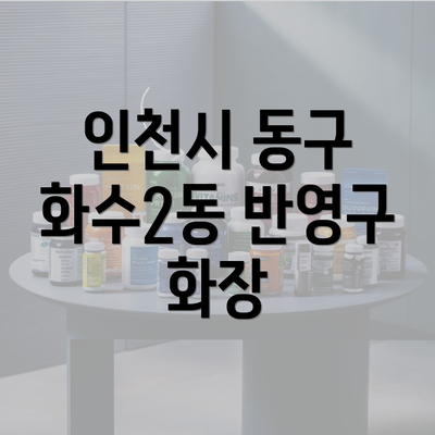 인천시 동구 화수2동 반영구 화장