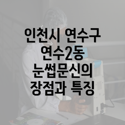 인천시 연수구 연수2동 눈썹문신의 장점과 특징