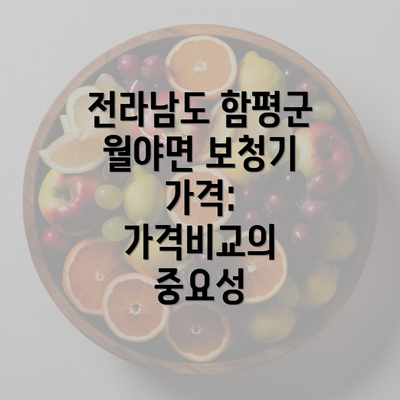 전라남도 함평군 월야면 보청기 가격: 가격비교의 중요성