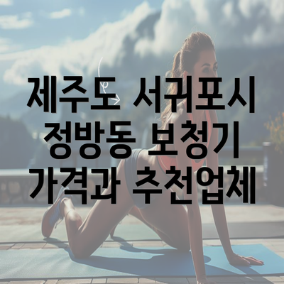 제주도 서귀포시 정방동 보청기 가격과 추천업체