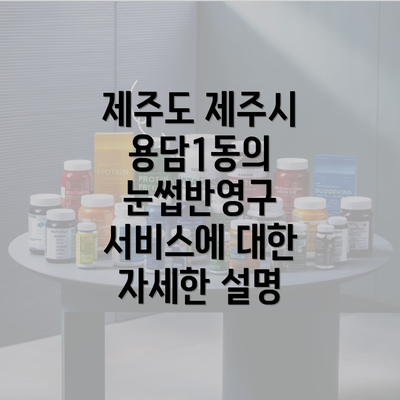 제주도 제주시 용담1동의 눈썹반영구 서비스에 대한 자세한 설명