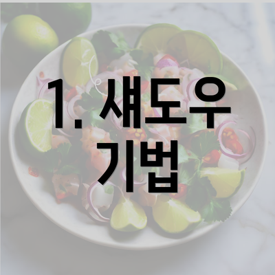 1. 섀도우 기법