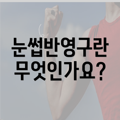 눈썹반영구란 무엇인가요?