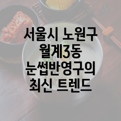 서울시 노원구 월계3동 눈썹반영구의 최신 트렌드